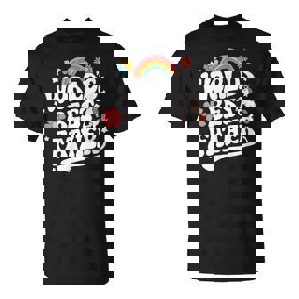 Words Best Father Pink Father’S Day Tシャツ - Kawaiitshirt