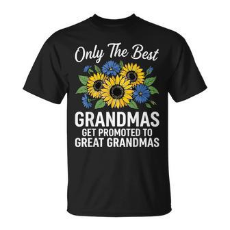 Only The Best Grandmas Get Promoted To Great Grandma T-Shirt - Thegiftio UK