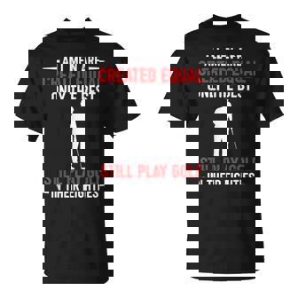 Best Men Play Golf Eighties Golfer Golfing T-Shirt | Mazezy