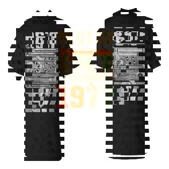 Best Of 1977 オールド・カセット 49歳の誕生日 レトロ Tシャツ - Kawaiitshirt