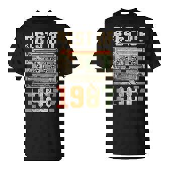 Best Of 1987 オールド・カセット 39歳の誕生日 レトロ Tシャツ - Kawaiitshirt