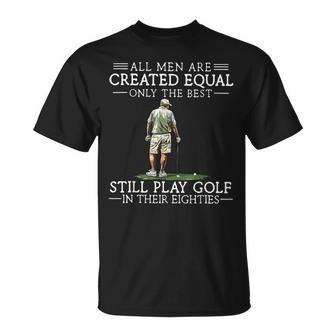 Best Play Golf Eighties Golfer Golfing T-Shirt | Mazezy