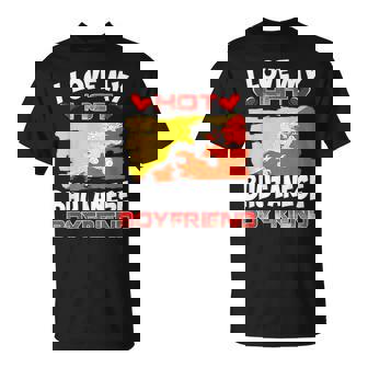 Bhutan I Love My Hot Bhutanese Boyfriend T-Shirt | Mazezy