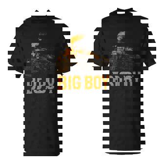 Big Boy Vintage American Steam Train T-Shirt - Monsterry