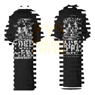 Big Rig Semi Truck Pepaw Humor Proud Trucking Dads T-Shirt | Mazezy