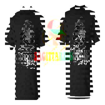 Big Sagittarius Energy Women Afro Girls Astrology T-Shirt | Mazezy