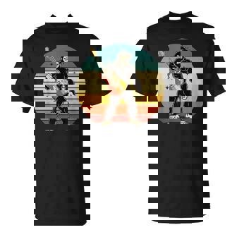 Bigfoot Bass Guitar Cool Bassist Music Guitarist Sasquatch T-Shirt | Mazezy