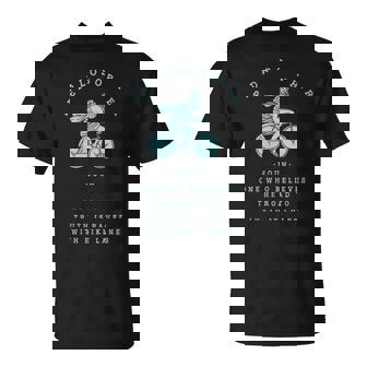 Biking Pedalosopher Definition Philosophy T-Shirt | Mazezy