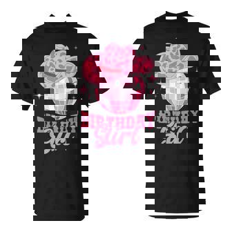 Birthday Girl Cowgirl Western Disco Ball Birthday Girl Party T-Shirt | Seseable FR