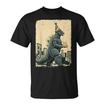 Birthday Japan Monster Movie Bday Party Decorations T-Shirt - Thegiftio UK
