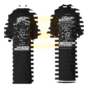 Birthday Legends Were Born Ins March 1967 Tシャツ - Kawaiitshirt