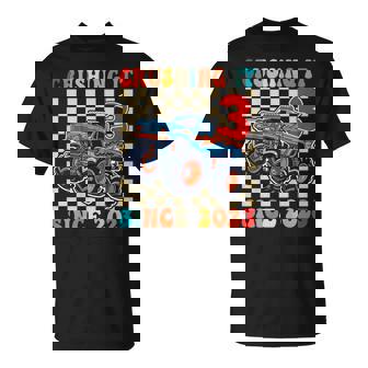 Birthday Monster Truck 3 Year Old Boys 3Rd Party Born 2023 T-Shirt | Mazezy