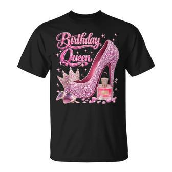 Birthday Queen Happy Birthday Party Girls Women T-Shirt | Mazezy