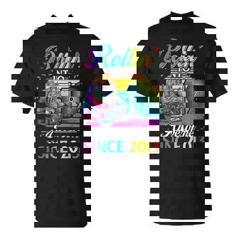 Birthday Roller Skating 12Th Girl Rollin Into 12 Skate Party Tank Top T-Shirt | Mazezy