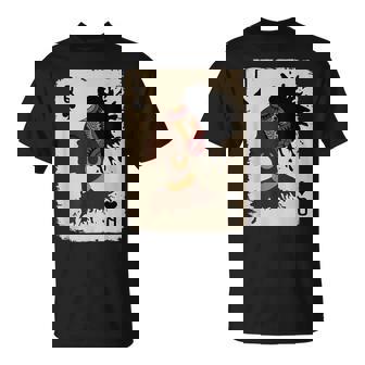 Black Queen Afro Dope Proud Melanin African American Woman T-Shirt - Monsterry