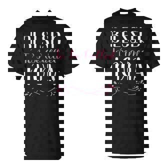 Blessed To Be Called Nona Grandma Cute Cool T-Shirt | Mazezy