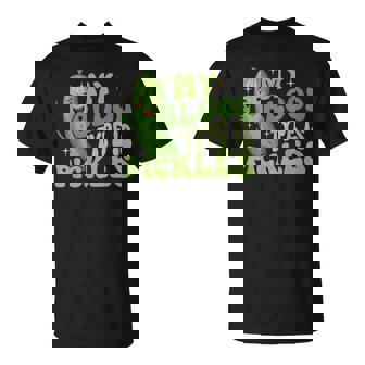 My Blood Type Is Pickles Food Lover Pickle Lover T-Shirt | Mazezy