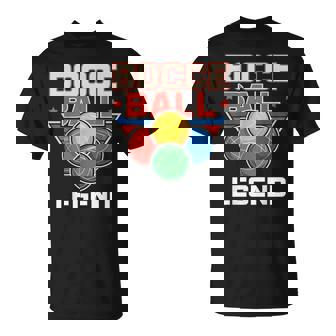 Bocce Ball Legend Bocce Player Boccia Italy Boules Bocce T-Shirt | Mazezy