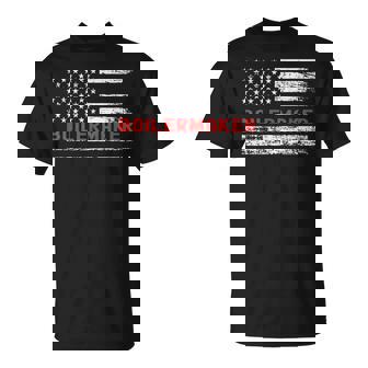 Boilermaker USA Flag Profession Retro Job Title T-Shirt | Mazezy