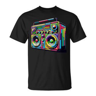 Boombox Oldchool 80S Music Hip Hop T-Shirt - Cadeauxyz