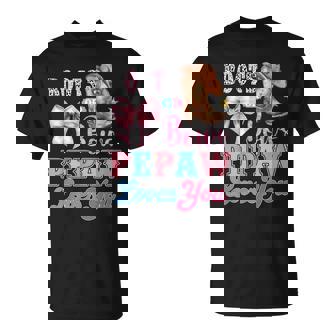 Boots Or Bows Pepaw Loves You Gender Reveal Family T-Shirt | Mazezy