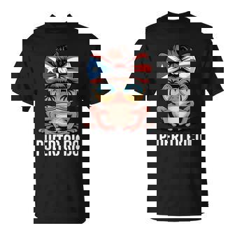 Boricua Coqui Frog Puerto Rico Puerto Rican Woman T-Shirt | Mazezy