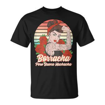 Borracha Pero Buena Muchacha Divertida Cerveza In Mangas Camiseta unisex - Regaloses