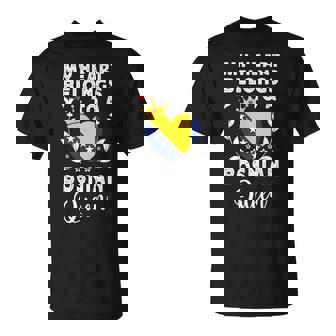 Bosnian Queen Bosnian Wife Girlfriend Bosnia Flag T-Shirt | Mazezy