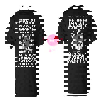 Bowling Men Ten Pin Reason I'm On Santa's Naughty List T-Shirt | Mazezy