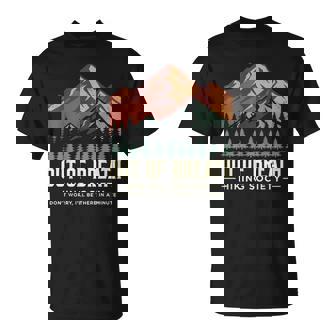 Out Of Breath Hiking Society Camping Hiking T-Shirt - Monsterry