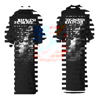 Brickmason Brickmason Pride American Flag Tank Top T-Shirt | Mazezy