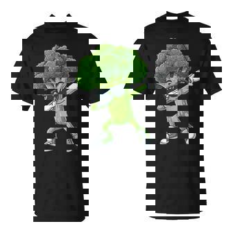 Broccoli Dab Fitness Motif T-Shirt | Mazezy