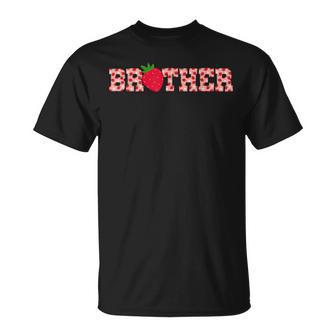 Brother Berry Sweet Cute Strawberry Birthday Matching Family T-Shirt - Thegiftio UK