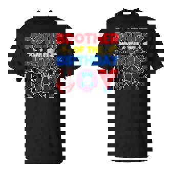 Brother Of The Birthday Boy Matching Spider Family Birthday T-Shirt | Mazezy