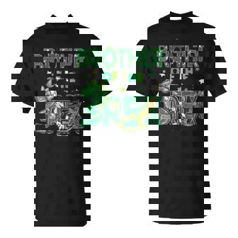 Brother Of The Three Rex Birthday Dinosaur Family Matching T-Shirt | Mazezy