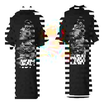 Bruh Capybaras Video Games Capybara T-Shirt | Mazezy