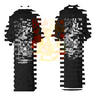 Bruh It’S Fall Goose Pumpkin Spice Autumn Vibes T-Shirt - Thegiftio