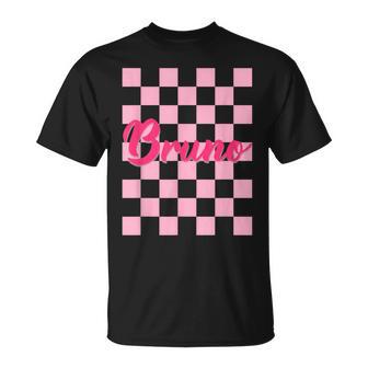 Bruno First Name I Love Bruno Boy Groovy 80'S Vintage T-Shirt - Thegiftio UK