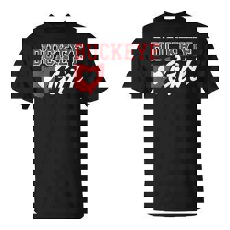 Buckeye Girl Ohio Home Heart State T-Shirt - Monsterry