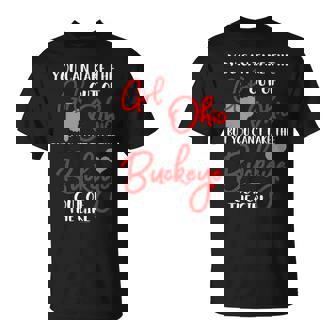 Buckeye Girl Quote Ohio Home Heart State T-Shirt - Monsterry