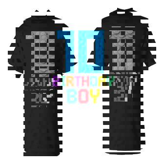 Building Bricks 10歳の誕生日 男の子 10年 マスタービルダー Tシャツ - Kawaiitshirt