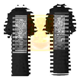 Bunny Ramen Japanese Graphic For Ns T-Shirt - Thegiftio