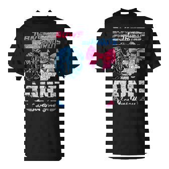 Burnouts Or Bows Your Aunt Loves You Gender Reveal T-Shirt - Monsterry