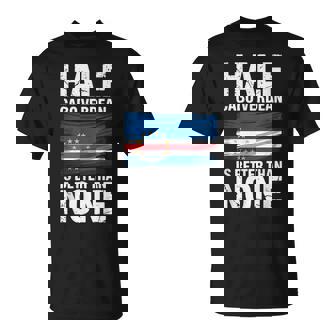 Cabo Verde Flag Pride Verdian Half Cape Verde T-Shirt | Mazezy