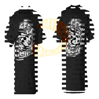 Caffeine And Gasoline Motorcycle Themed T-Shirt | Mazezy