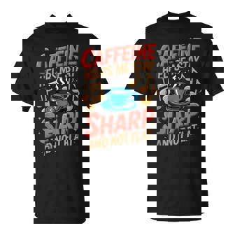 Caffeine Helps Me Sharp Composer Instrument Musician T-Shirt | Mazezy