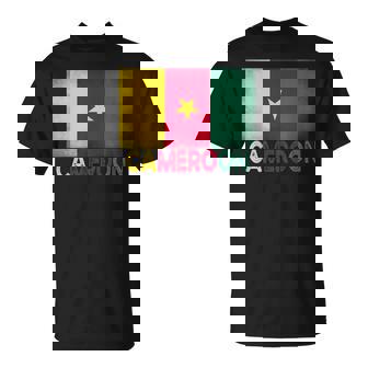 Cameroon Flag Vintage Pride In My DNA For Men Women Kids T-Shirt | Mazezy