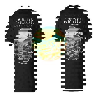 Cameroon Scenery Art Deco T-Shirt | Mazezy