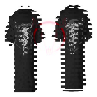 Camisa De Calavera De Toro Con Cabeza Deacaintage Regalo Retro Camiseta unisex - Regaloses