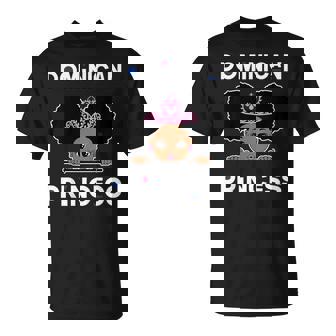 Camisa Dominicana Princesa Niña Negra República Dominicana Camiseta unisex - Regaloses